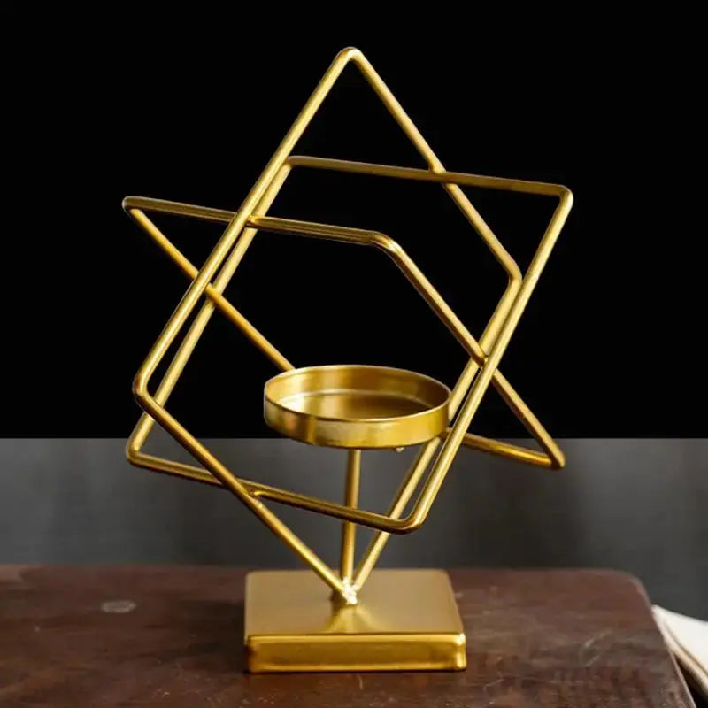 Geometric Candle Holder retro Metal Alloy Wire Tealight Candlestick Holder Tealight Candle Holders For Wedding Party Birthday Fantique