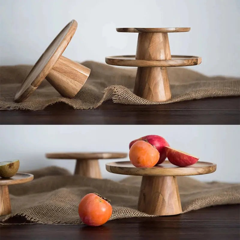 Wooden Cake Stand Fantique