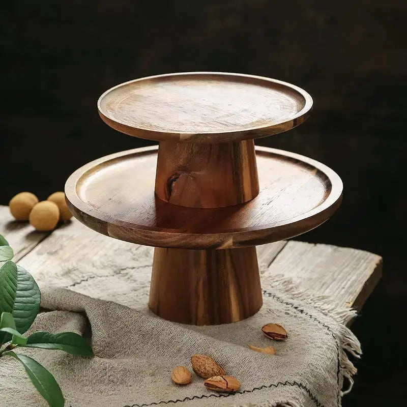 Wooden Cake Stand Fantique